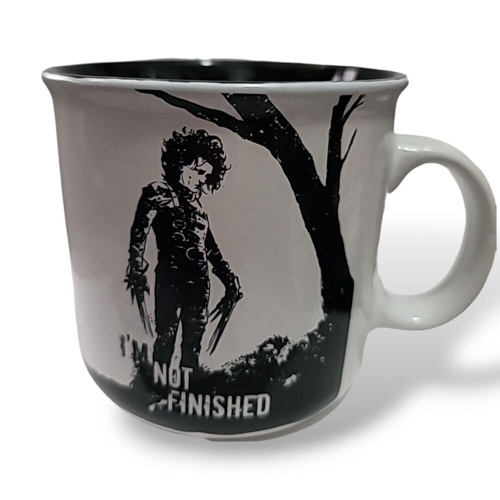 Edward Scissorhands Mug Movie Memorabilia I'm Not Finished Tim Burton - Picture 2 of 6